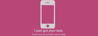 text no reply